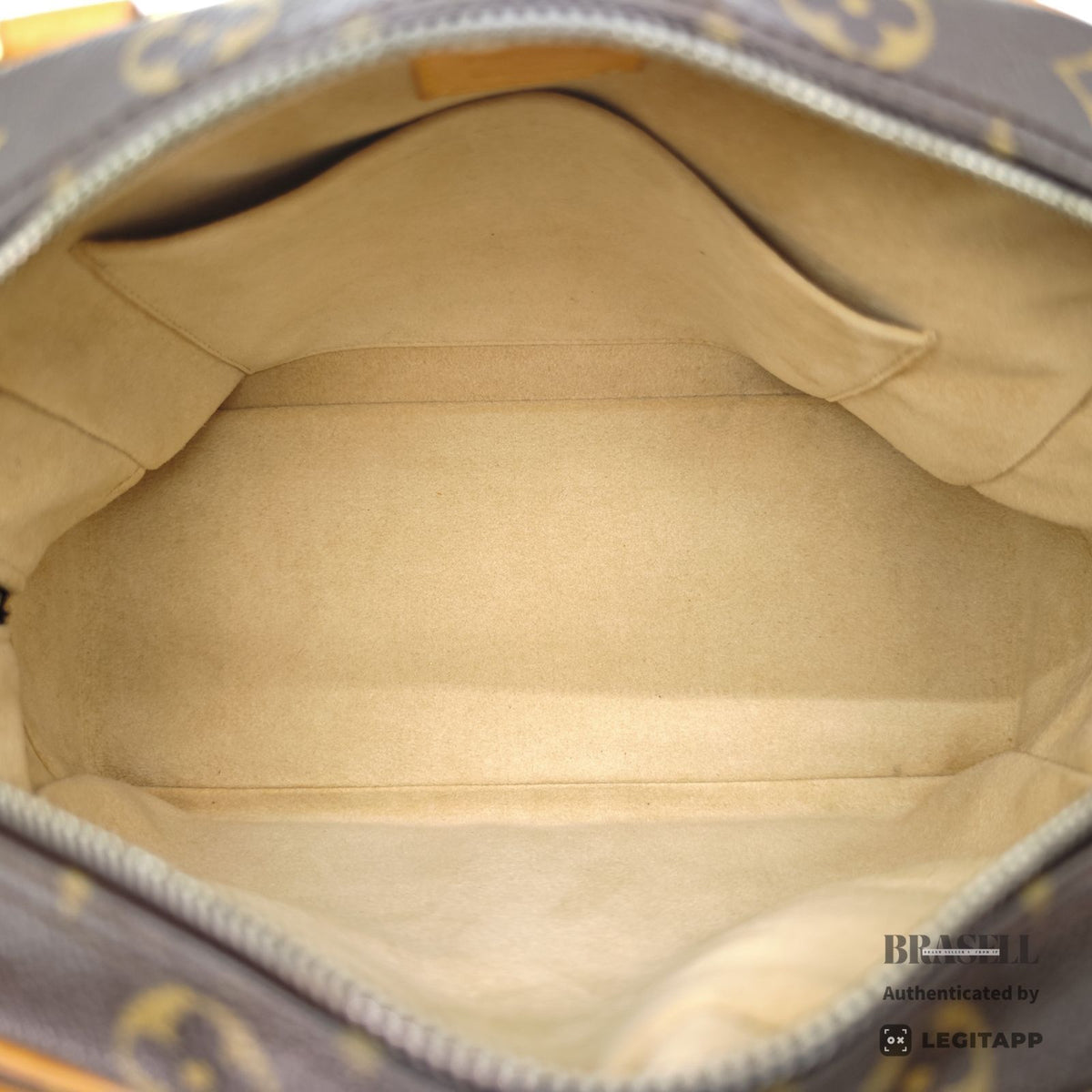 LOUIS VUITTON Monogram Manhattan PM Handbag Brown Unisex【ImportFeeFREE】