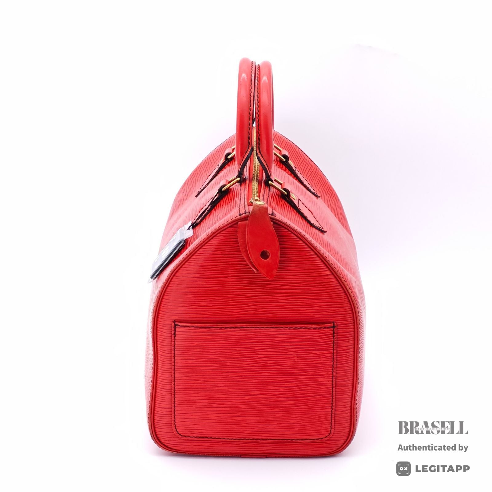 LOUIS VUITTON Speedy 30 Hand Bag Red M43007 Epi Leather VI0962 【ImportFeeFREE】