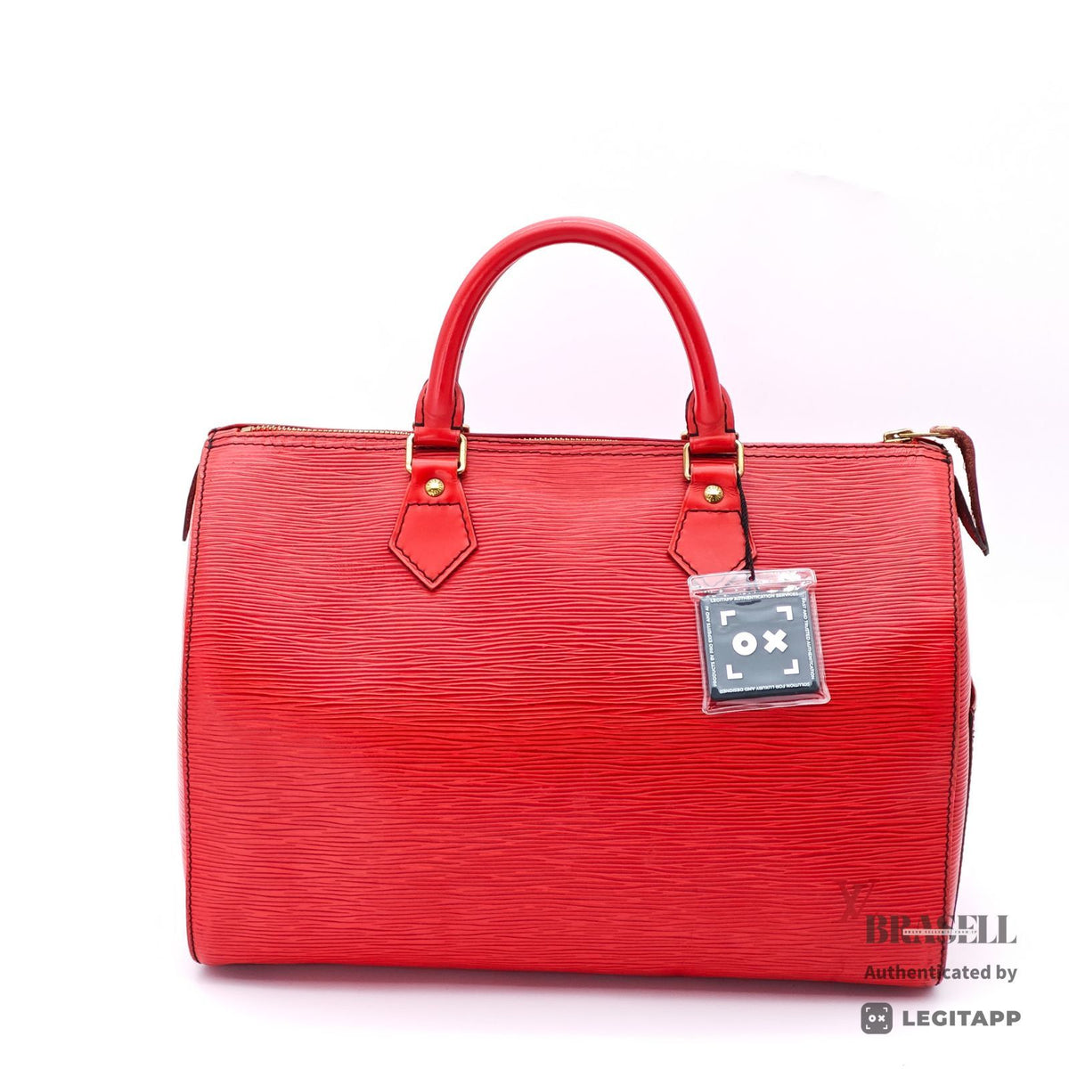 LOUIS VUITTON Speedy 30 Hand Bag Red M43007 Epi Leather VI0962 【ImportFeeFREE】