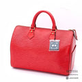 LOUIS VUITTON Speedy 30 Hand Bag Red M43007 Epi Leather VI0962 【ImportFeeFREE】