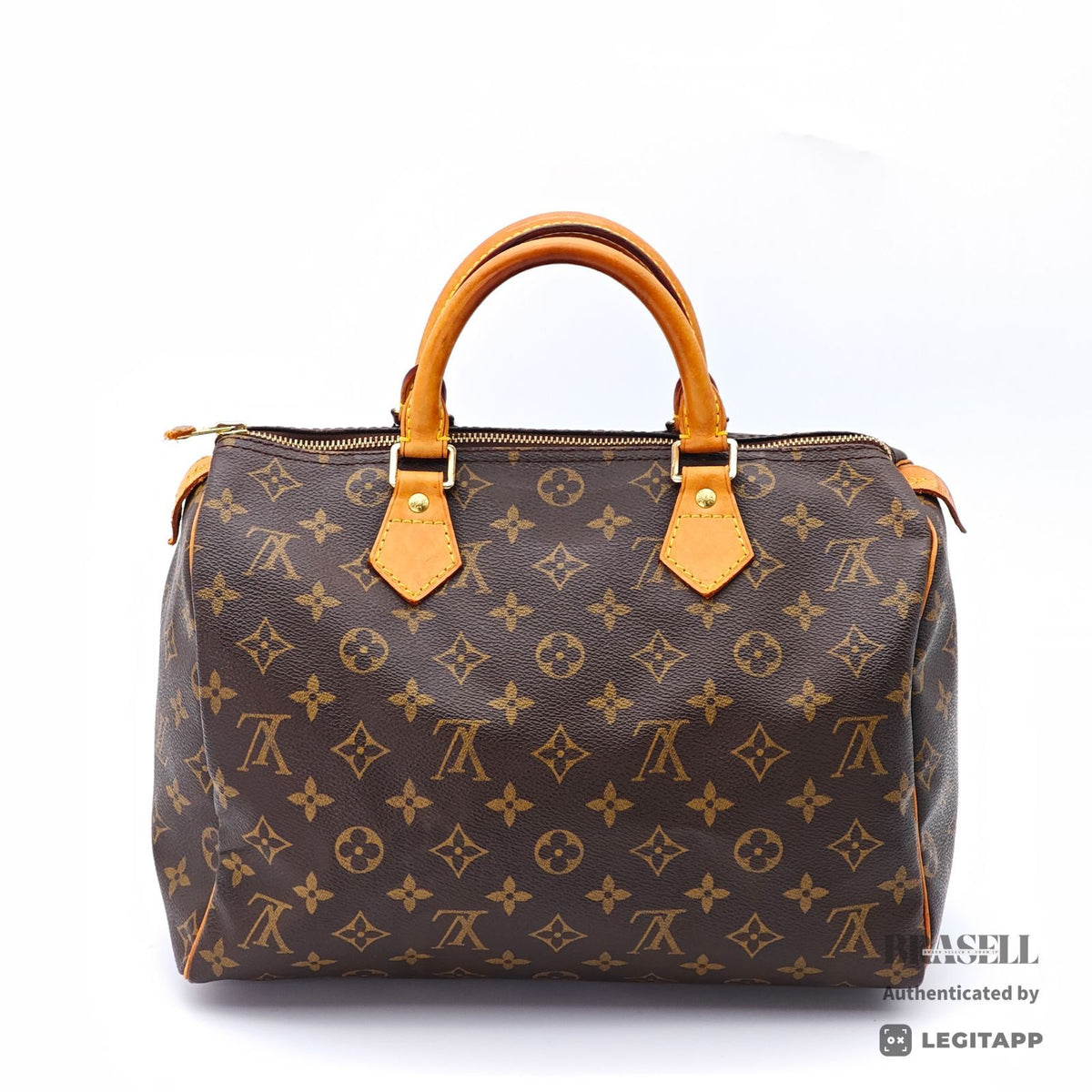 LOUIS VUITTON Speedy 30 M41526 Monogram Canvas Handbag Brown 【ImportFeeFREE】