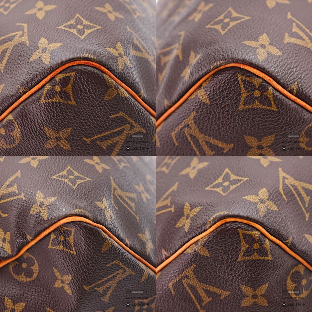 LOUIS VUITTON Speedy 30 M41526 Monogram Canvas Handbag Brown 【ImportFeeFREE】