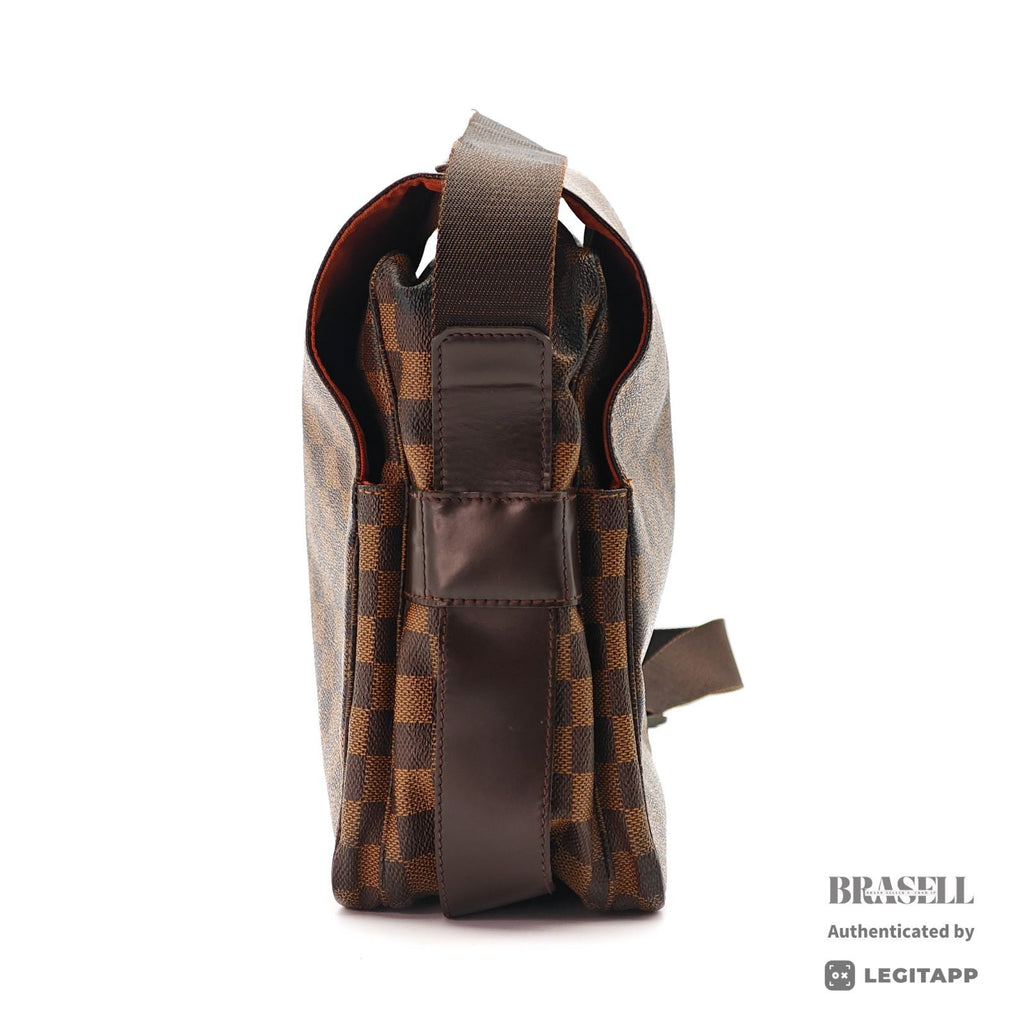LOUIS VUITTON Naviglio N45255 Shoulder Bag Brown Damier Canvas 【ImportFeeFREE】