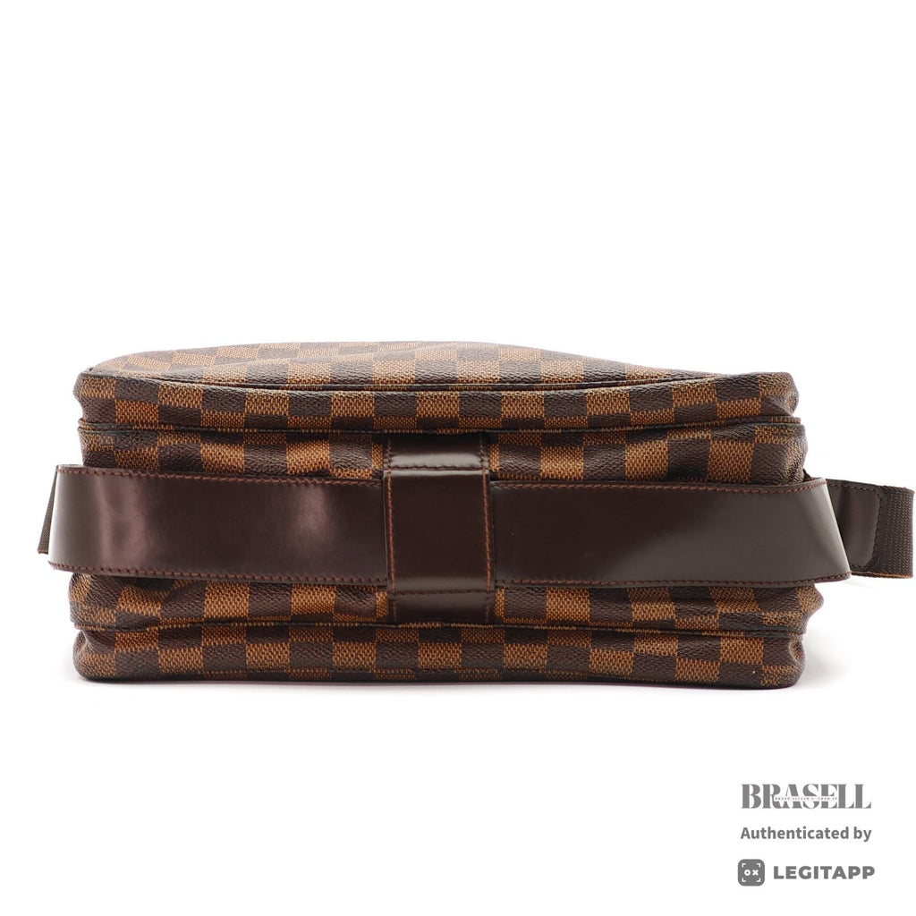 LOUIS VUITTON Naviglio N45255 Shoulder Bag Brown Damier Canvas 【ImportFeeFREE】