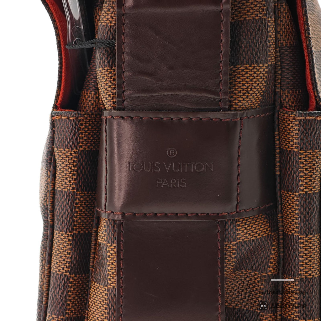 LOUIS VUITTON Naviglio N45255 Shoulder Bag Brown Damier Canvas 【ImportFeeFREE】