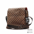 LOUIS VUITTON Naviglio N45255 Shoulder Bag Brown Damier Canvas 【ImportFeeFREE】