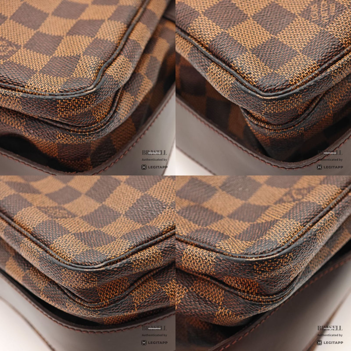 LOUIS VUITTON Naviglio N45255 Shoulder Bag Brown Damier Canvas 【ImportFeeFREE】