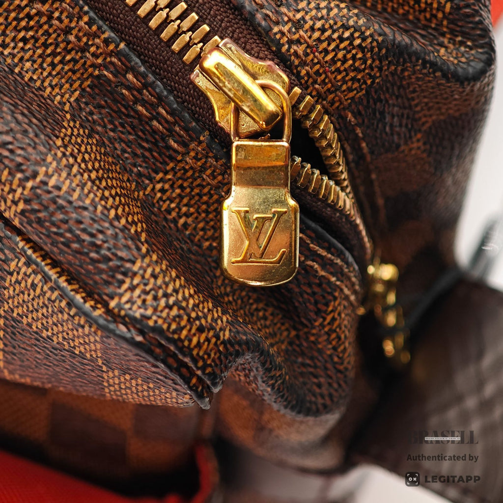 LOUIS VUITTON Naviglio N45255 Shoulder Bag Brown Damier Canvas 【ImportFeeFREE】