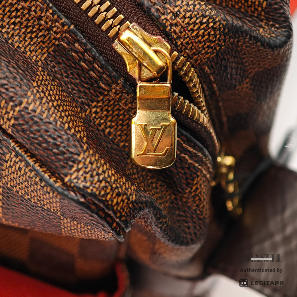LOUIS VUITTON Naviglio N45255 Shoulder Bag Brown Damier Canvas 【ImportFeeFREE】