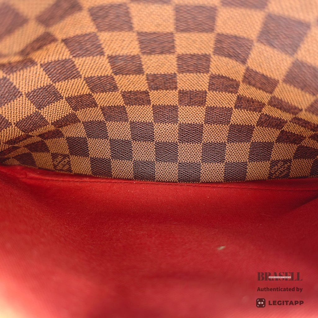 LOUIS VUITTON Naviglio N45255 Shoulder Bag Brown Damier Canvas 【ImportFeeFREE】