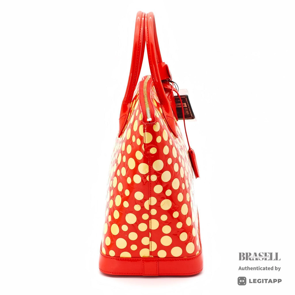 LOUIS VUITTON Yayoi Kusama Dot Infinity M91423 Handbag Red【ImportFeeFREE】