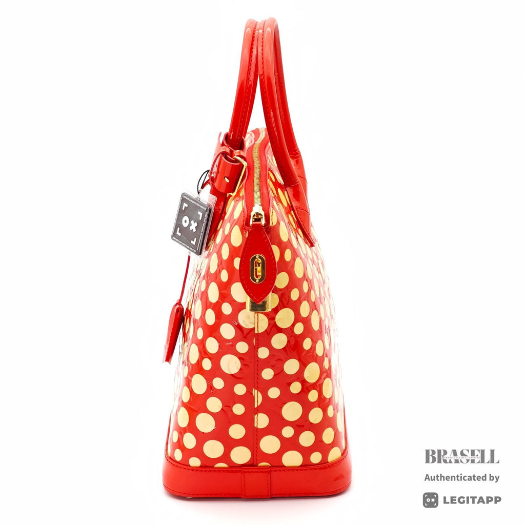 LOUIS VUITTON Yayoi Kusama Dot Infinity M91423 Handbag Red【ImportFeeFREE】