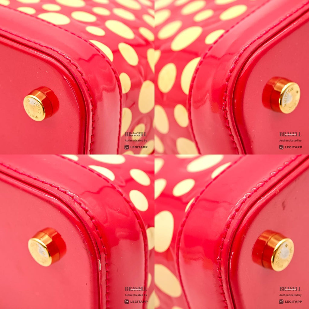 LOUIS VUITTON Yayoi Kusama Dot Infinity M91423 Handbag Red【ImportFeeFREE】