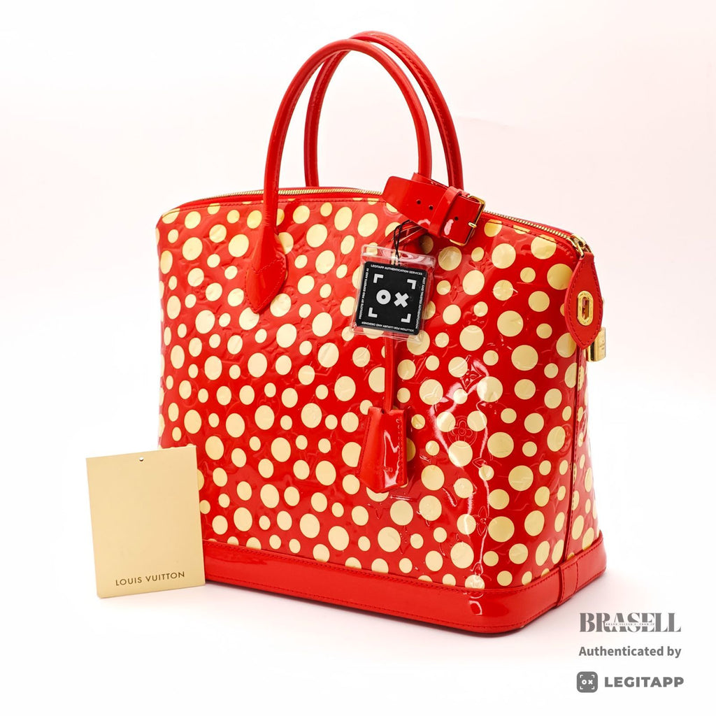 LOUIS VUITTON Yayoi Kusama Dot Infinity M91423 Handbag Red【ImportFeeFREE】