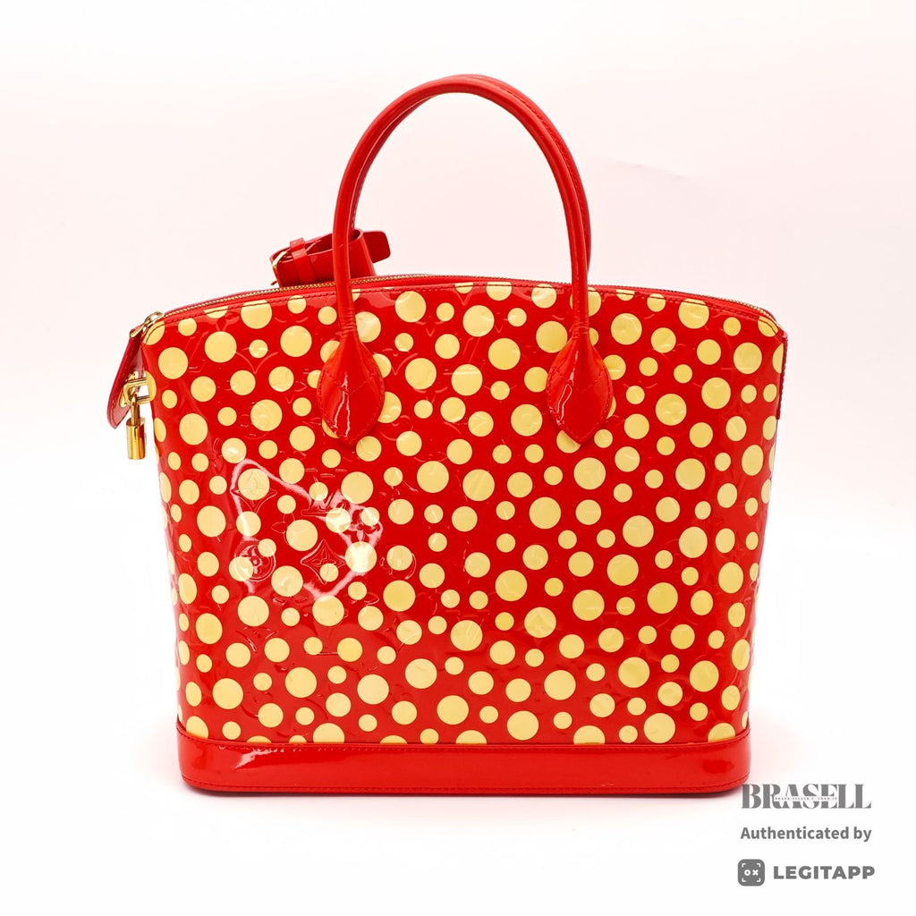 LOUIS VUITTON Yayoi Kusama Dot Infinity M91423 Handbag Red【ImportFeeFREE】