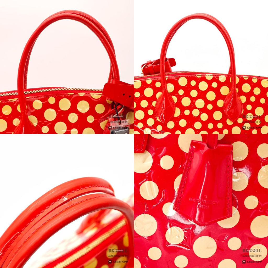 LOUIS VUITTON Yayoi Kusama Dot Infinity M91423 Handbag Red【ImportFeeFREE】