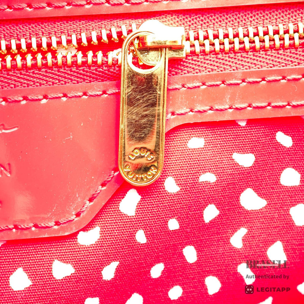 LOUIS VUITTON Yayoi Kusama Dot Infinity M91423 Handbag Red【ImportFeeFREE】