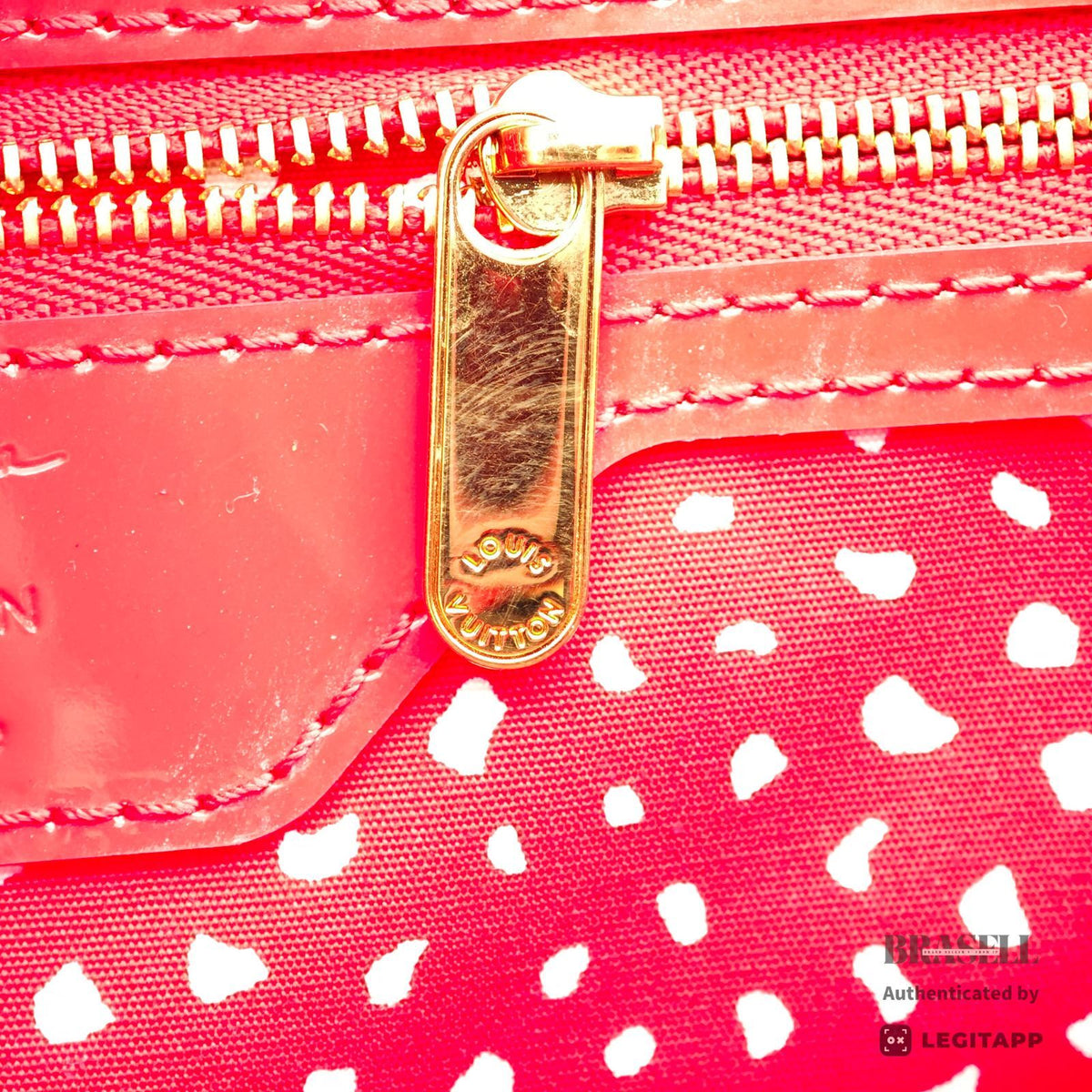 LOUIS VUITTON Yayoi Kusama Dot Infinity M91423 Handbag Red【ImportFeeFREE】