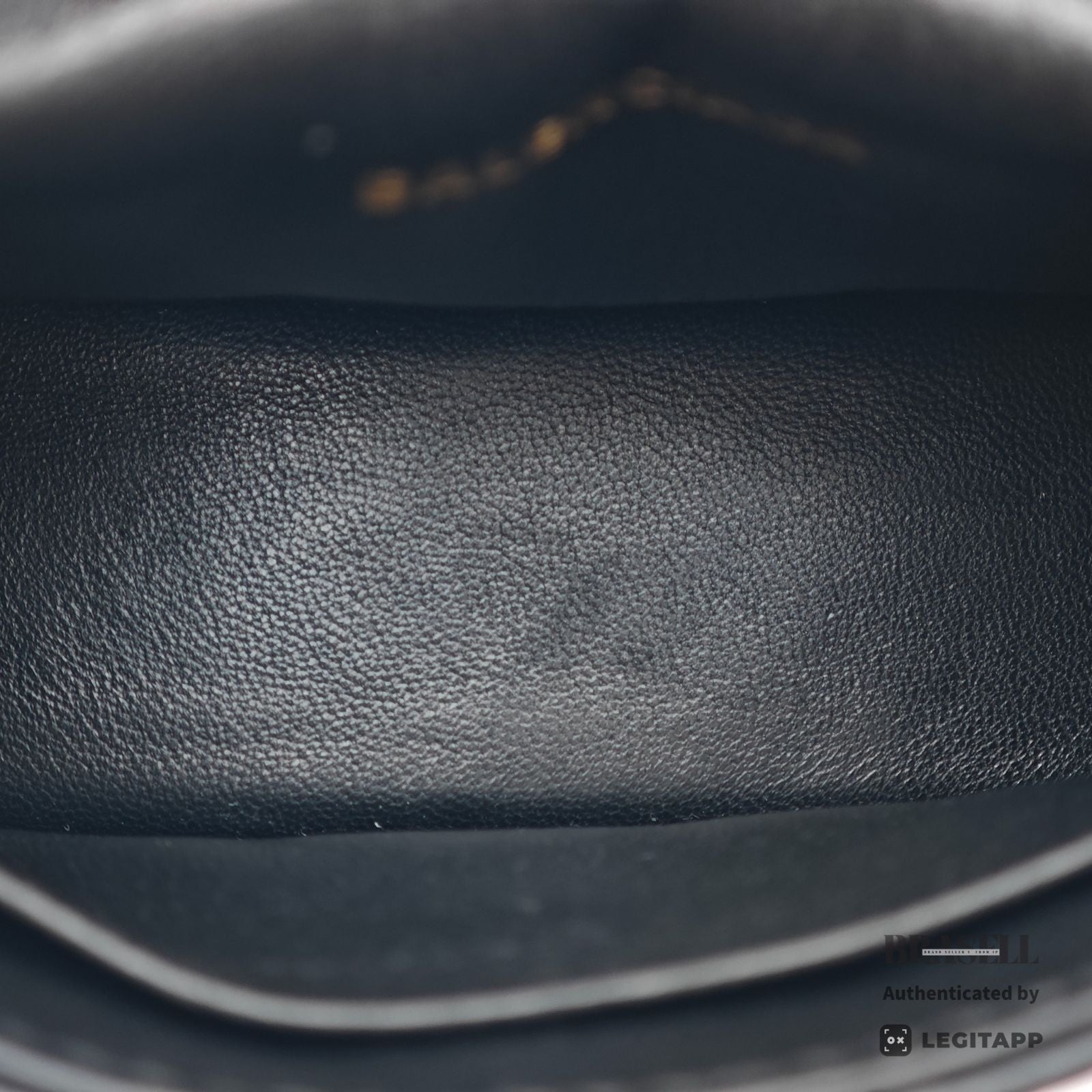 BALENCIAGA Crushed Mini Chain Shoulder Bag Black Women's【ImportFeeFREE】