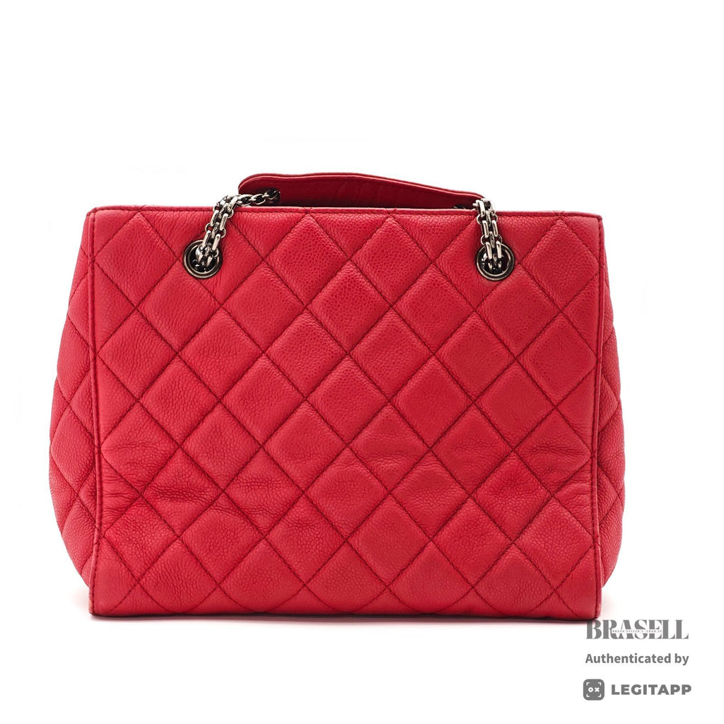 CHANEL 2.55 Chain Tote Bag Red Leather Bag Women's【ImportFeeFREE】
