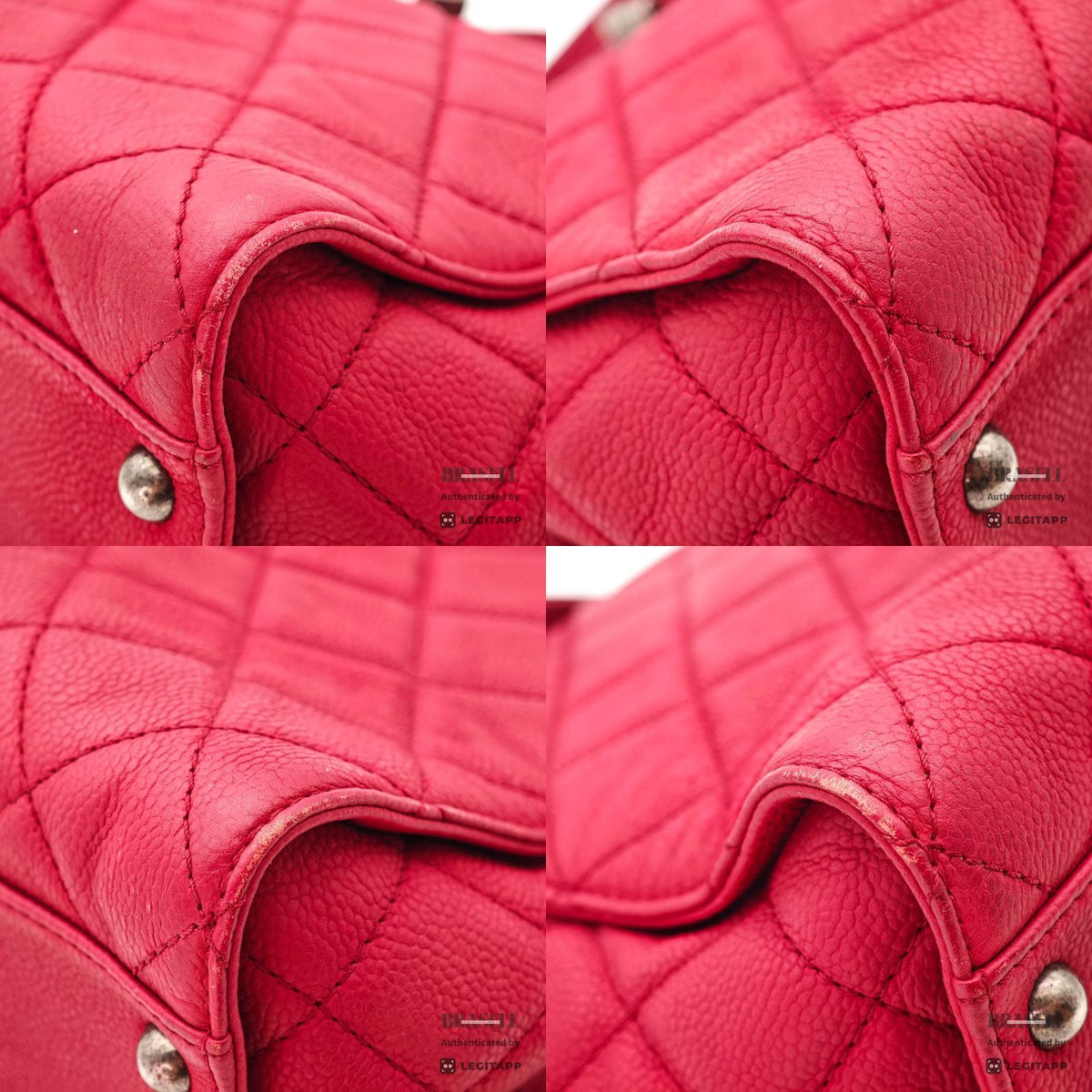 CHANEL 2.55 Chain Tote Bag Red Leather Bag Women's【ImportFeeFREE】