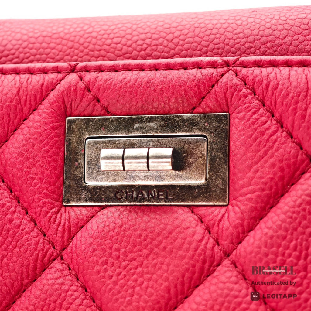 CHANEL 2.55 Chain Tote Bag Red Leather Bag Women's【ImportFeeFREE】