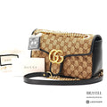 GUCCI GG Marmont 443497 Small Shoulder Bag Beige with Dust Bag【ImportFeeFREE】