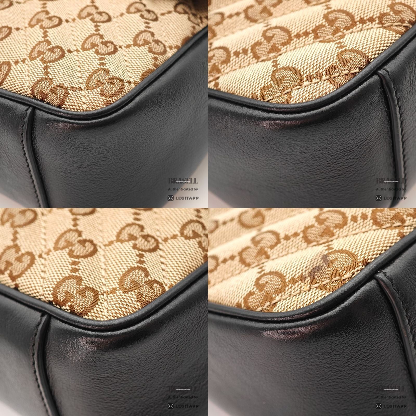 GUCCI GG Marmont 443497 Small Shoulder Bag Beige with Dust Bag【ImportFeeFREE】