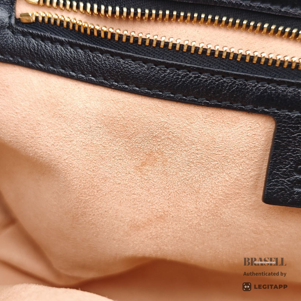 GUCCI GG Marmont 443497 Small Shoulder Bag Beige with Dust Bag【ImportFeeFREE】