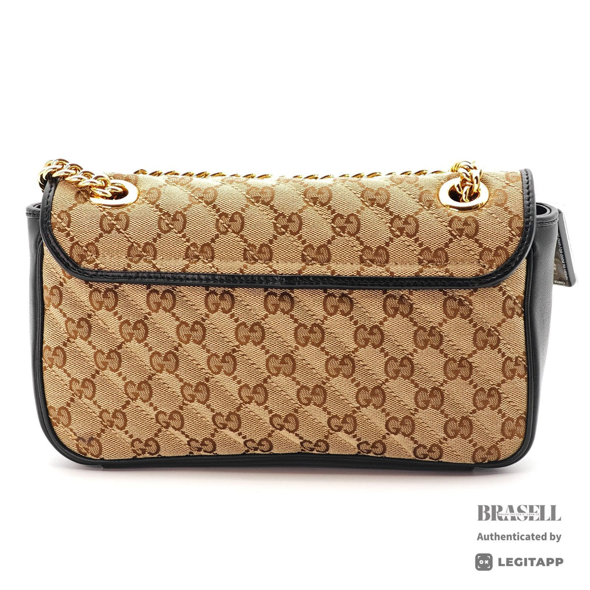 GUCCI GG Marmont 443497 Small Shoulder Bag Beige with Dust Bag【ImportFeeFREE】