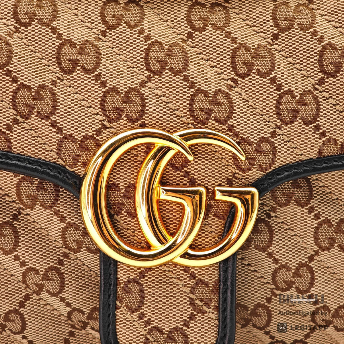 GUCCI GG Marmont 443497 Small Shoulder Bag Beige with Dust Bag【ImportFeeFREE】
