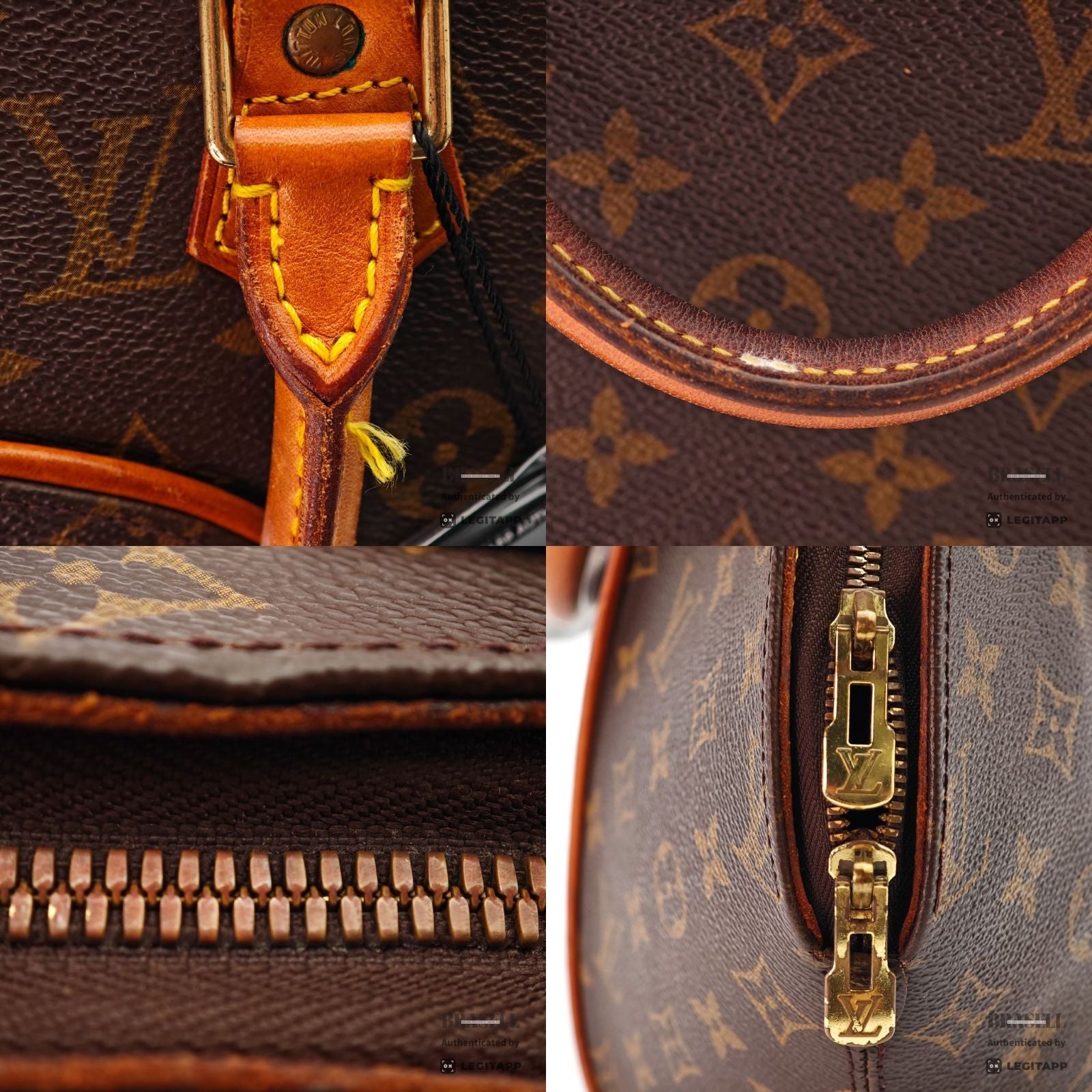 LOUIS VUITTON Monogram Ellipse MM M51126 Handbag Brown Women's【ImportFeeFREE】