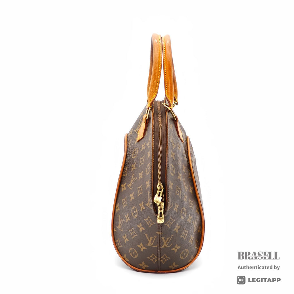LOUIS VUITTON Monogram Ellipse MM M51126 Handbag Brown Women's【ImportFeeFREE】