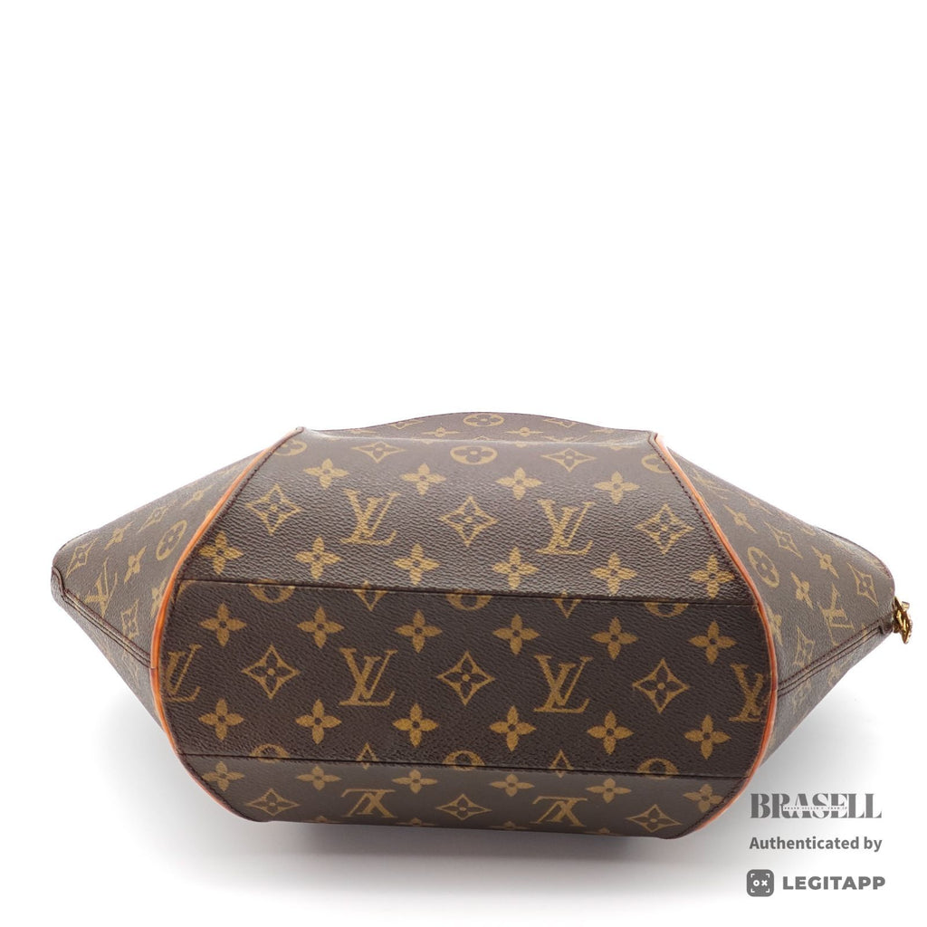 LOUIS VUITTON Monogram Ellipse MM M51126 Handbag Brown Women's【ImportFeeFREE】