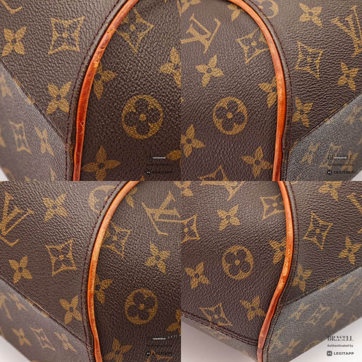 LOUIS VUITTON Monogram Ellipse MM M51126 Handbag Brown Women's【ImportFeeFREE】