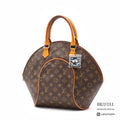 LOUIS VUITTON Monogram Ellipse MM M51126 Handbag Brown Women's【ImportFeeFREE】