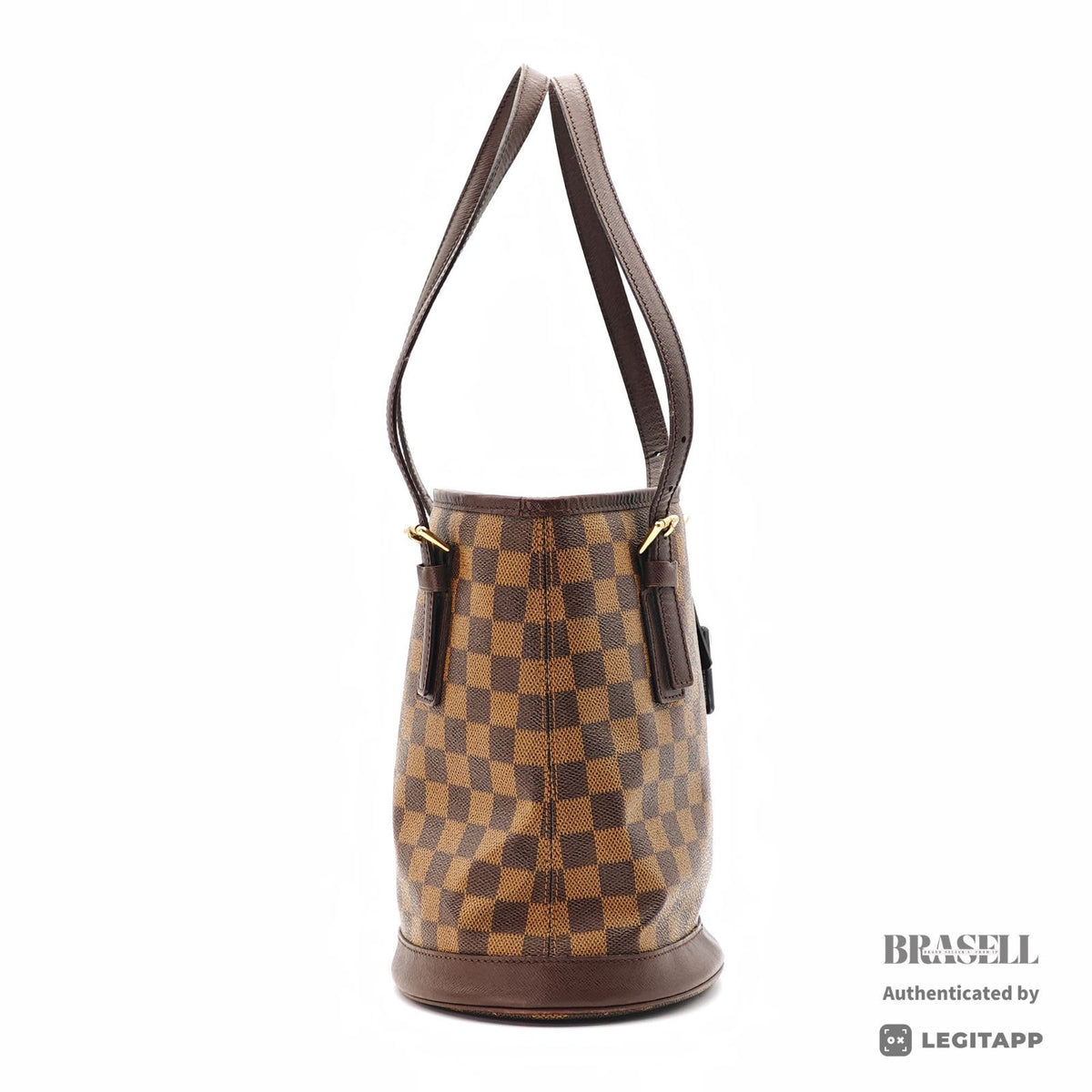 LOUIS VUITTON Damier Mare N42240 Tote Bag Brown Pouch 【ImportFeeFREE】