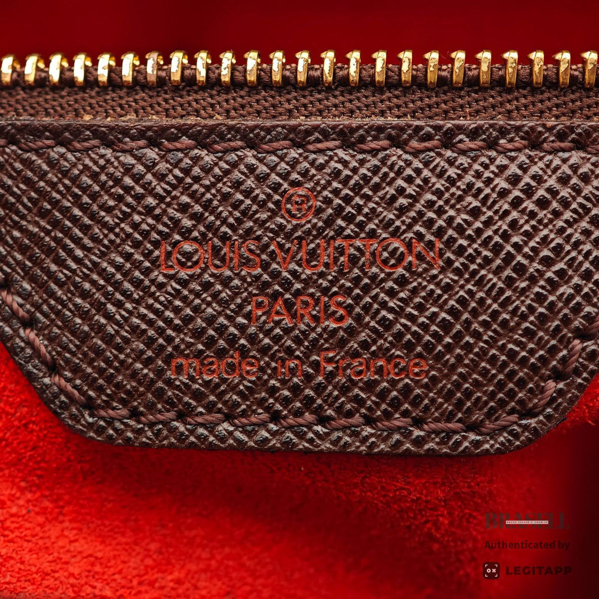 LOUIS VUITTON Damier Mare N42240 Tote Bag Brown Pouch 【ImportFeeFREE】