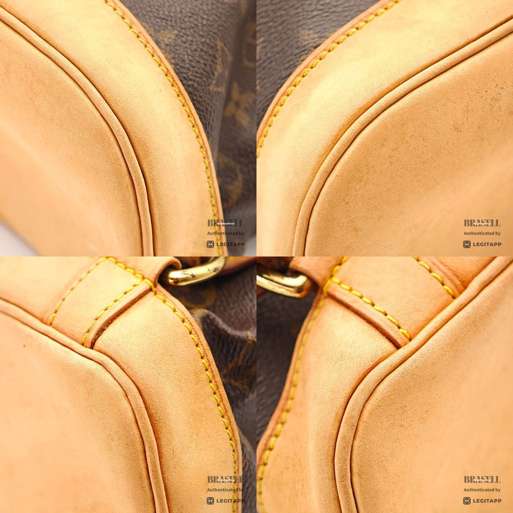 LOUIS VUITTON Monogram Montsouris MM M51136 Backpack Brown【ImportFeeFREE】