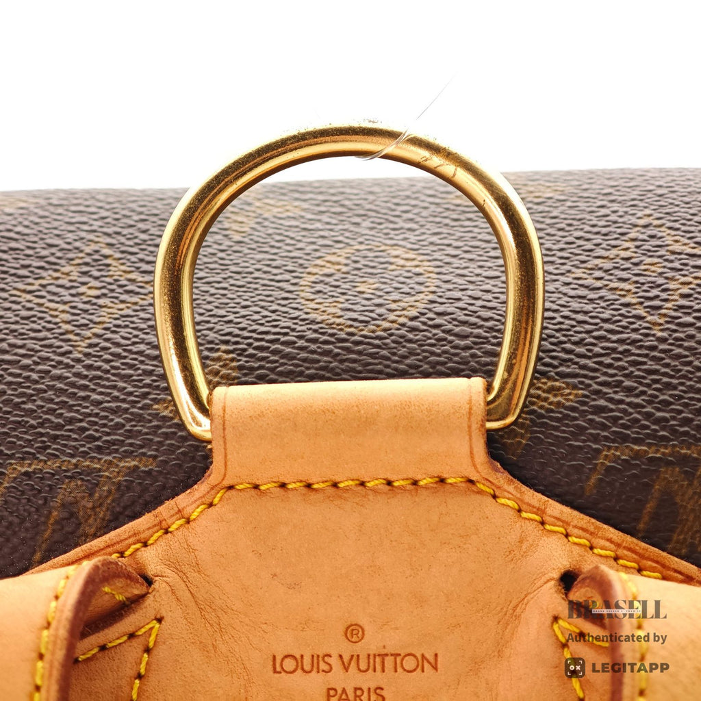 LOUIS VUITTON Monogram Montsouris MM M51136 Backpack Brown【ImportFeeFREE】