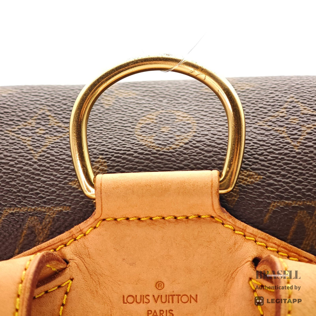 LOUIS VUITTON Monogram Montsouris MM M51136 Backpack Brown【ImportFeeFREE】