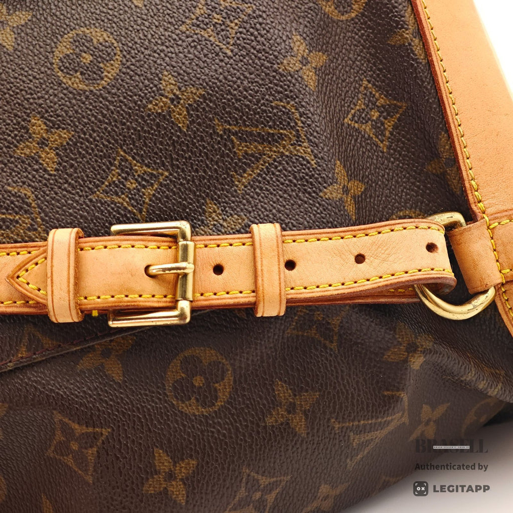 LOUIS VUITTON Monogram Montsouris MM M51136 Backpack Brown【ImportFeeFREE】