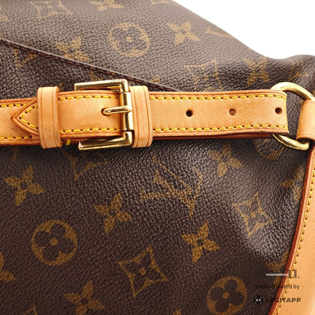 LOUIS VUITTON Monogram Montsouris MM M51136 Backpack Brown【ImportFeeFREE】
