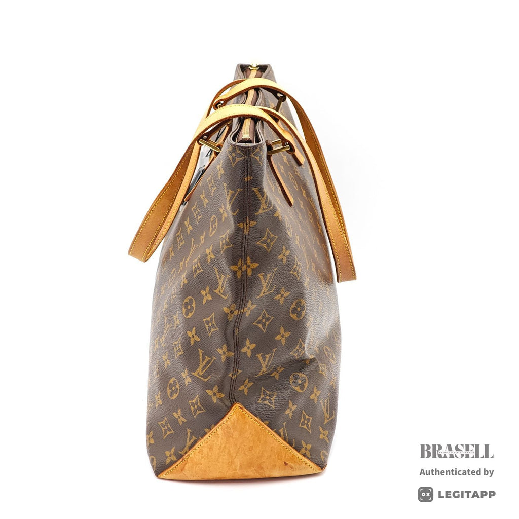 LOUIS VUITTON Monogram Cabas Mezzo M51151 Tote Bag Brown【ImportFeeFREE】
