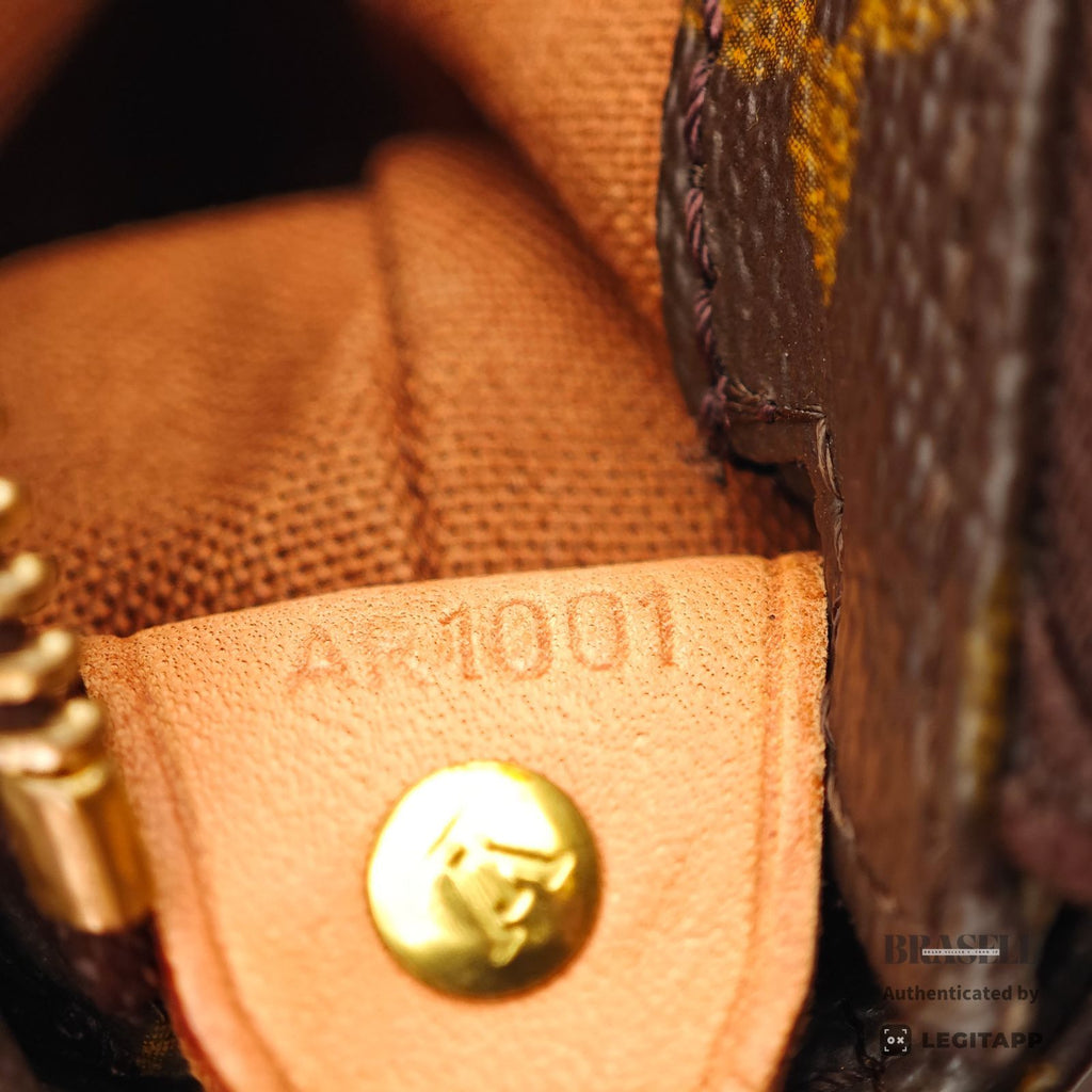 LOUIS VUITTON Monogram Cabas Mezzo M51151 Tote Bag Brown【ImportFeeFREE】