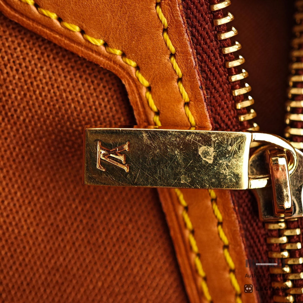 LOUIS VUITTON Monogram Cabas Mezzo M51151 Tote Bag Brown【ImportFeeFREE】