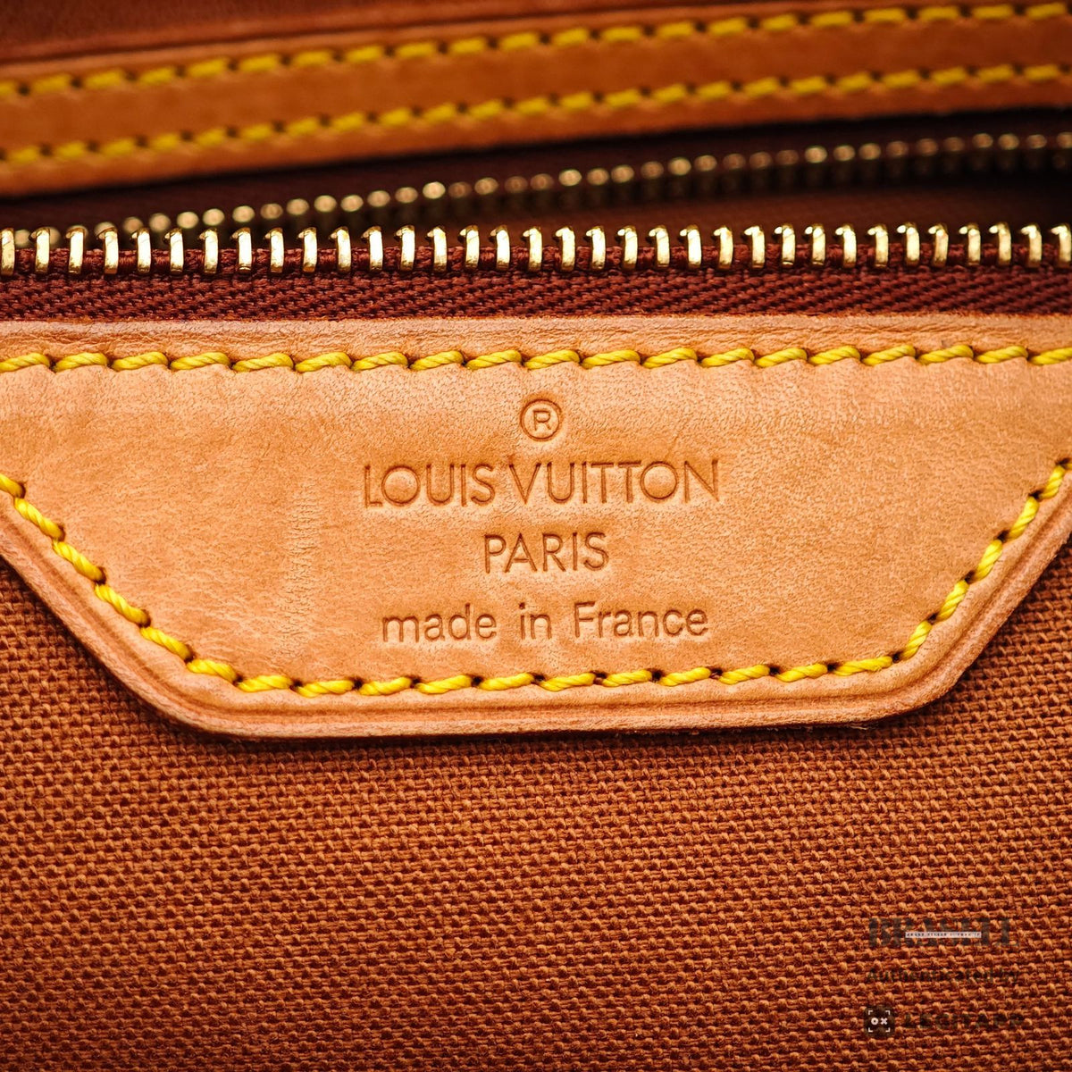 LOUIS VUITTON Monogram Cabas Mezzo M51151 Tote Bag Brown【ImportFeeFREE】