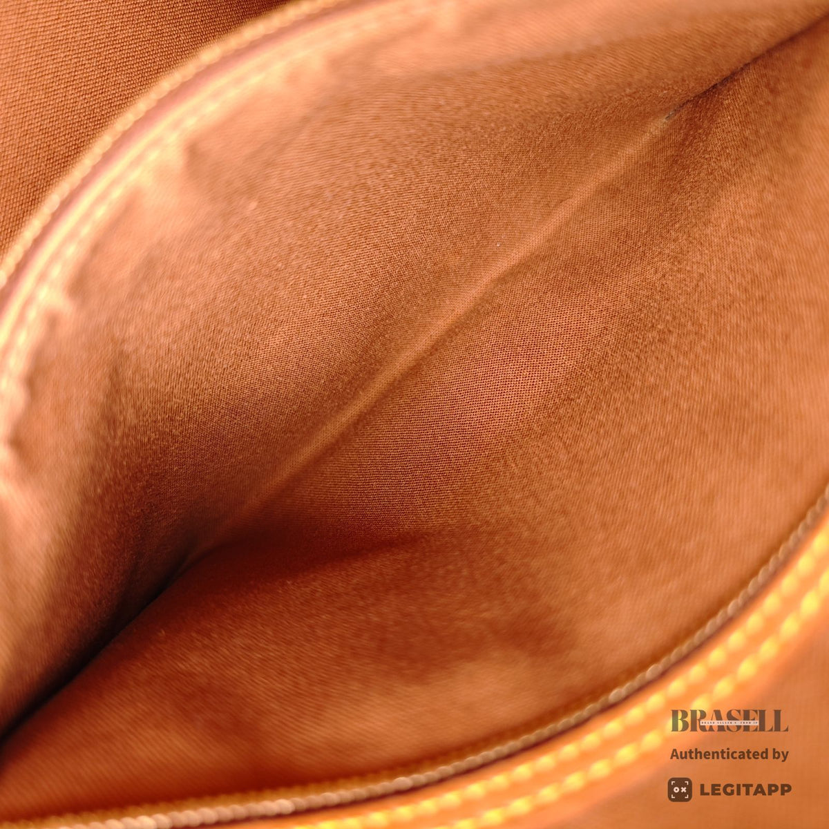LOUIS VUITTON Monogram Cabas Mezzo M51151 Tote Bag Brown【ImportFeeFREE】