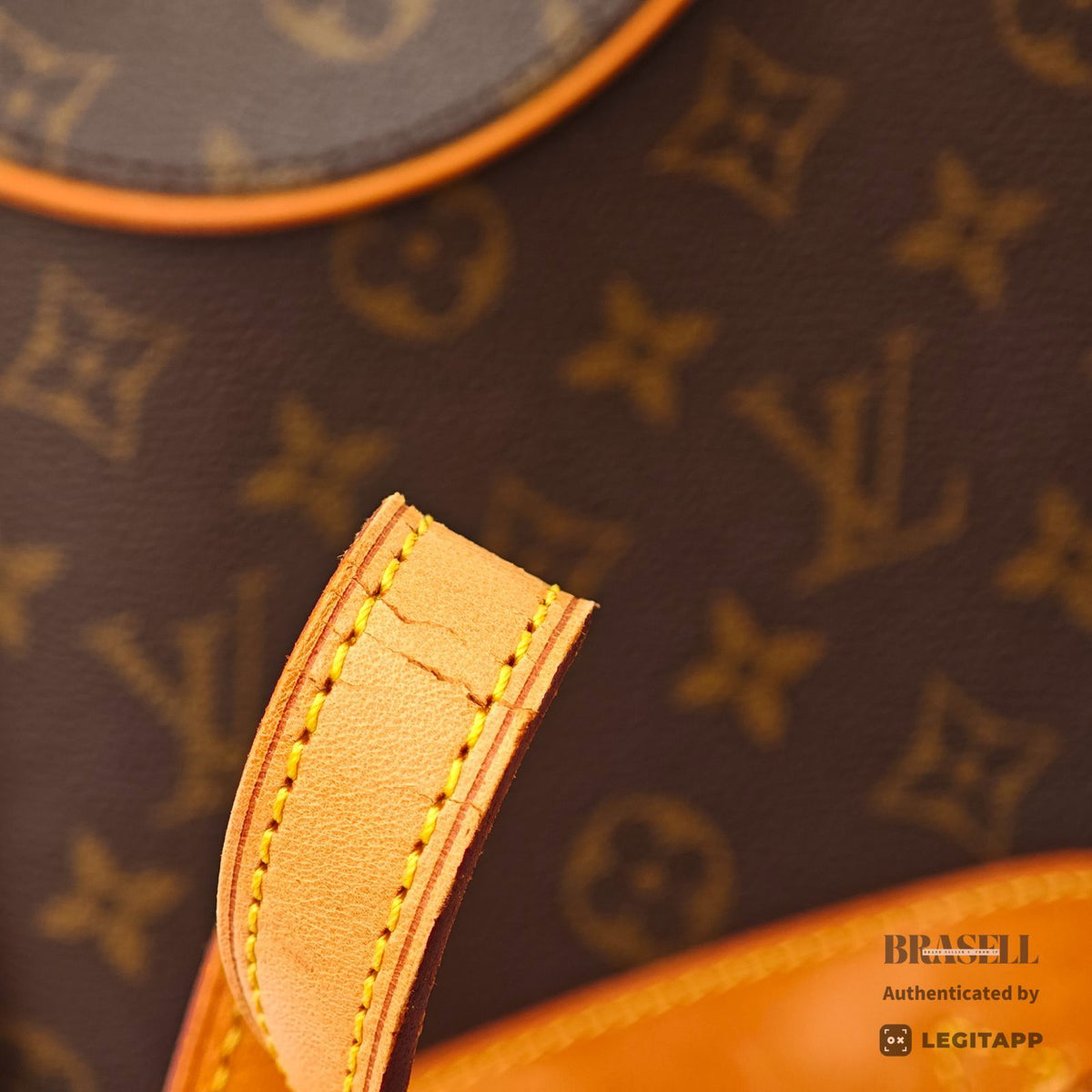 LOUIS VUITTON Monogram Ellipse Sac a Dos M51125 Backpack Brown【ImportFeeFREE】