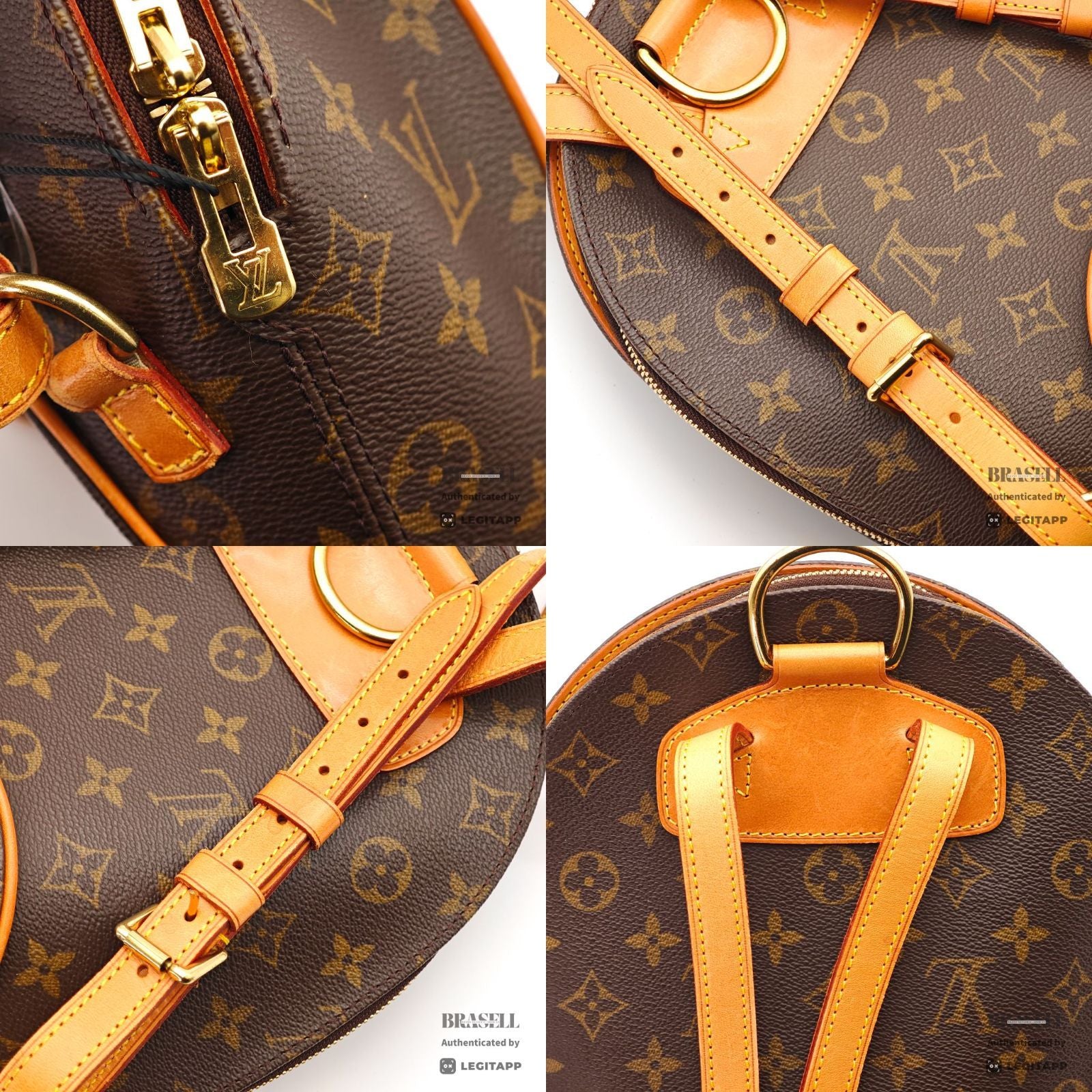 LOUIS VUITTON Monogram Ellipse Sac a Dos M51125 Backpack Brown【ImportFeeFREE】
